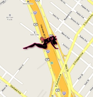 Satin Dolls map location