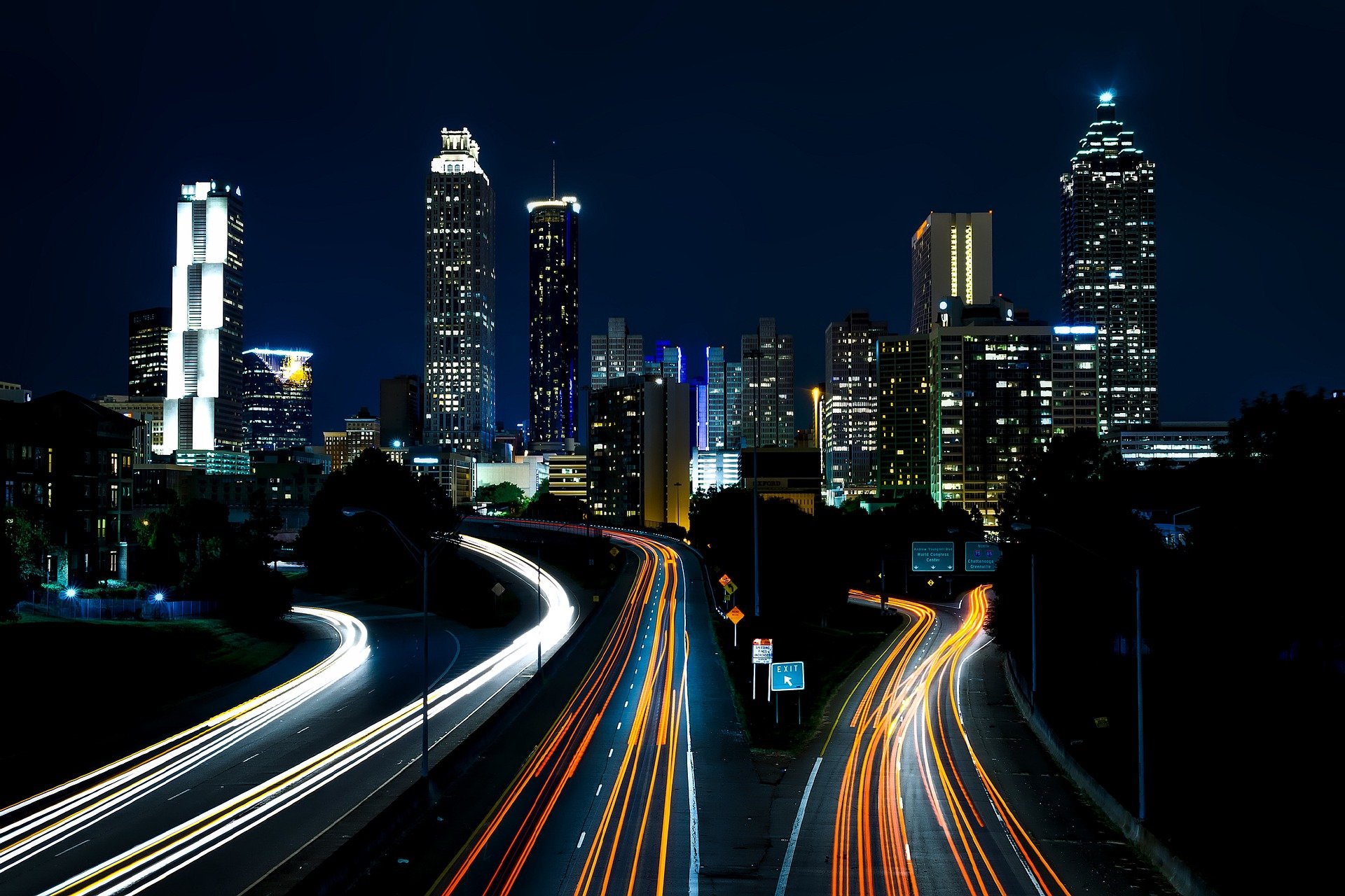 Atlanta Female Strippers - City Skyline